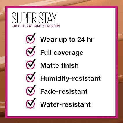 Maybelline New York Superstay 24 Hour Longlasting Foundation