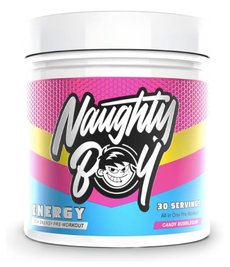 Naughty Boy Energy Pre-Workout Candy Bubblegum